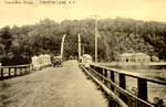 Car Crossing the Croton Dam Bridge