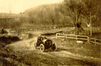 Car 15 Rounds the Curve
