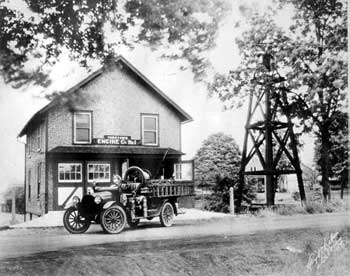 Fire House with Bell Tower