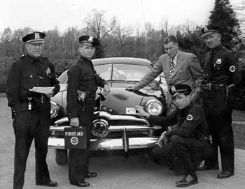 Chief Hawk and Officers Valentine, Secor and Anderson